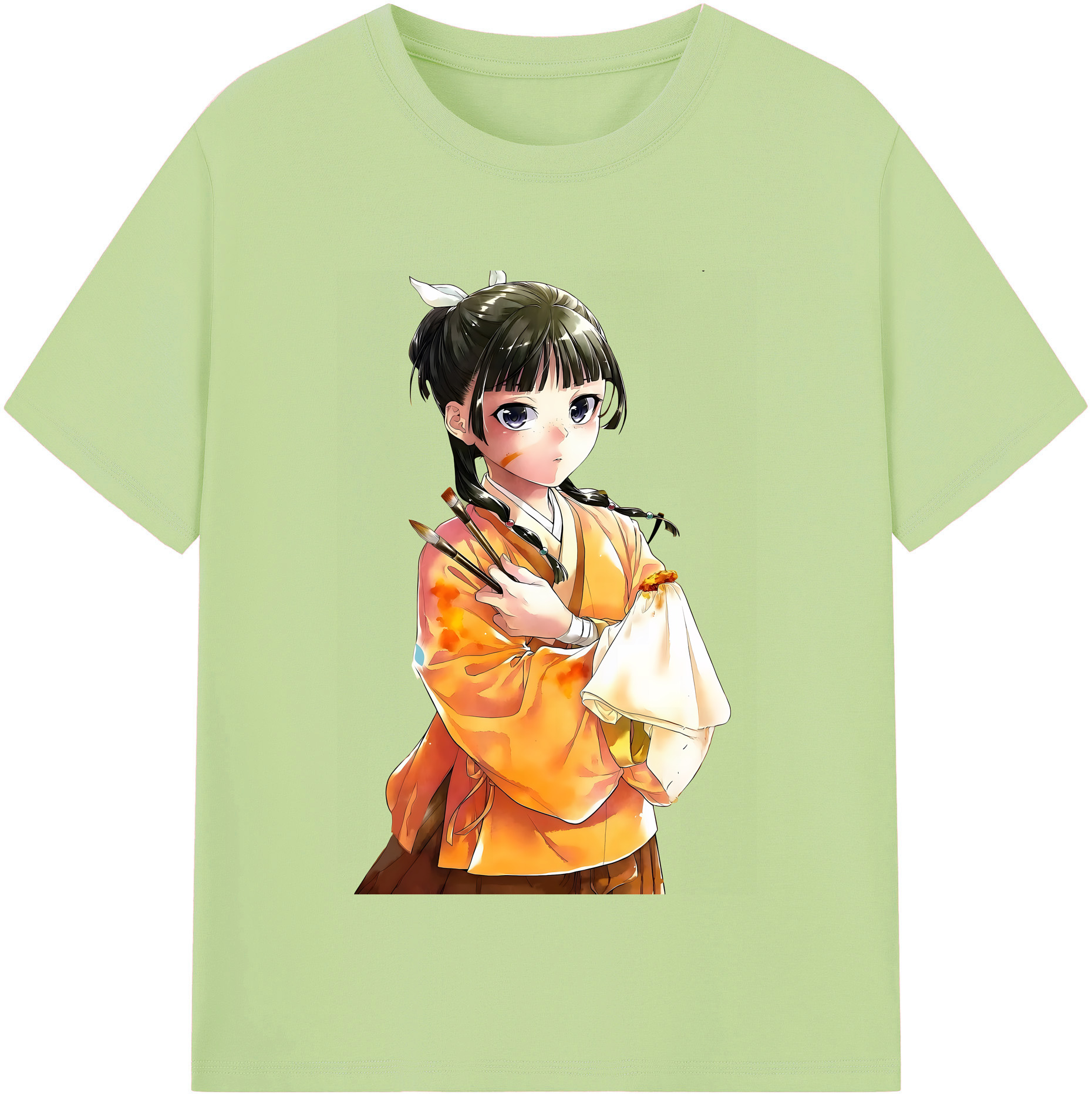 （画像用） 薬屋のひとりごと The Apothecary Diaries 綿100％半袖Tシャツ（フロントプリント）